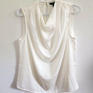 Banana Republic Satin Tank Cowl Neck